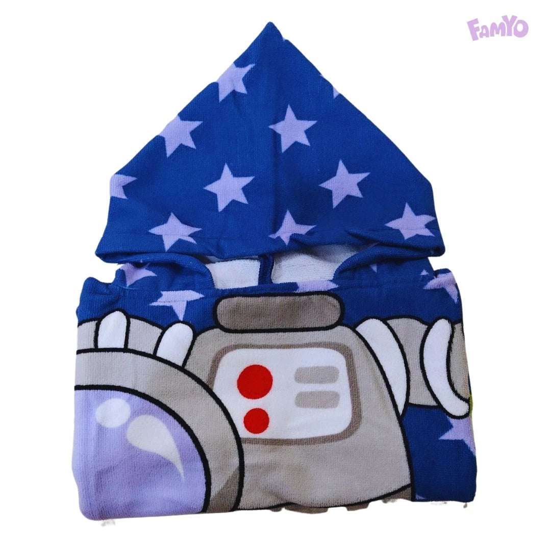 Famyo Poncho Towel Set of 2, Bundle Offer - Astro & Cute shark