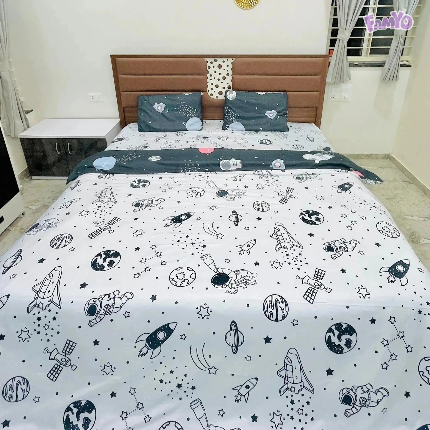 Famyo's Stylish Bedding Sets and Comforter Prints for Kids Room Makeover in 5 Mins