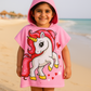 Famyo Gift Set –  Pink Unicorn Kids towel + Pink Unicorn Pencil Box