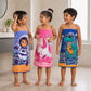 June the Unicorn, Leo the Astronaut & Rexy the Dino Kids Towel Combo, Pack of 3 | Quick-Dry Microfiber Bath Towels for Kids