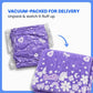 Lavender Unicorn Glow in the Dark Blanket/Quilt/AC Comforter | Soft Premium Flannel | Queen Size | All-Season Glow Blanket for Adults