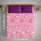 Famyo Glow Bedsheet - june the unicorn design for kids  - king size 