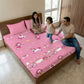 June the Unicorn Glow Bedsheet for Kids | King Size Bedsheet Set | 300 TC Cotton-Blend | Free Pillow Cover
