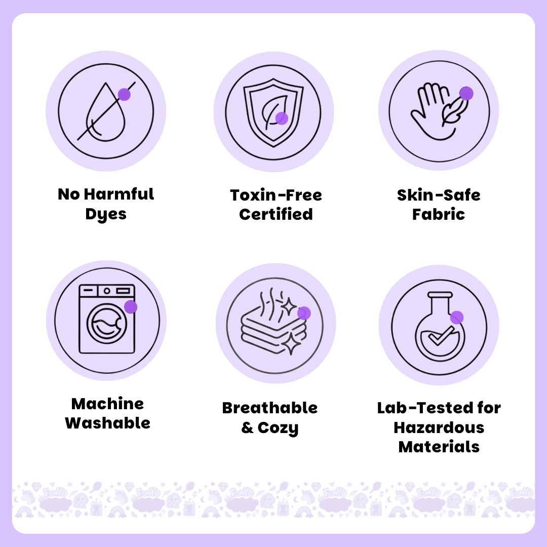 June the Unicorn Glow Blanket from Famyo Glow Maxx Series – Soft Kids Blanket, Perfect Gift for Kids 0-15 years Famyo Shop WH