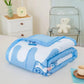 4pc Kids Bed Set – King Size Fitted Bedsheet , Comforter Cover & 2 Pillow Covers | Milk & Chocolate Theme Famyo Shop WH