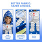 Leo the Astro Glow Blanket, Astronaut Poncho Towel & Blue Space Hard Shell Pencil Pouch Combo for Kids | Gift Set