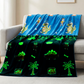 Rexy the Dino Glow Blanket from Famyo Glow Maxx Series – Soft Kids Blanket, Perfect Gift for Kids 0-15 years