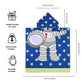 Leo the Astro Glow Blanket, Astronaut Poncho Towel & Blue Space Hard Shell Pencil Pouch Combo for Kids | Gift Set