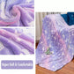 Purple Unicorn Glow in the Dark Blanket | Queen-Size,  80in x 60in