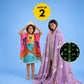 Mira Mermaid Glow Blanket & Pink Mermaid Hooded Towel Combo for Kids | Bath & Bedtime Essentials | Gift Set for Kids
