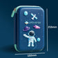 Leo the Astro Glow Blanket, Astronaut Poncho Towel & Blue Space Hard Shell Pencil Pouch Combo for Kids | Gift Set