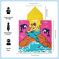 Mira Mermaid Glow Blanket & Pink Mermaid Hooded Towel Combo for Kids | Bath & Bedtime Essentials | Gift Set for Kids