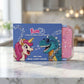 June the Unicorn bento lunch box for kids featuring 3 stainless steel compartments, 680 ml leakproof design, BPA-free outer body, child-friendly locking clips, organised meal storage, and perfect for school lunches, travel, daycare, and everyday use.