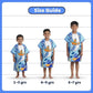 Rocket & Spaceship Glow Blanket & Pirate Baby Shark Poncho Towel Set for Kids | Birthday Gift & Return Gift
