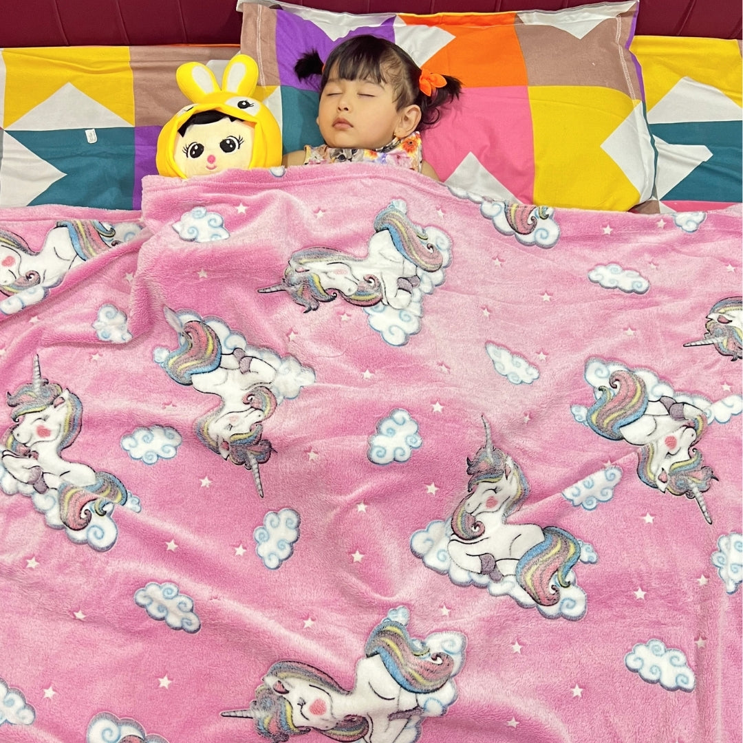 Glow in the Dark Blankets for Kids at lowest prices only @ Famyo. Shop 2 Glow Blankets @ Just Rs 1999 with blanket1999