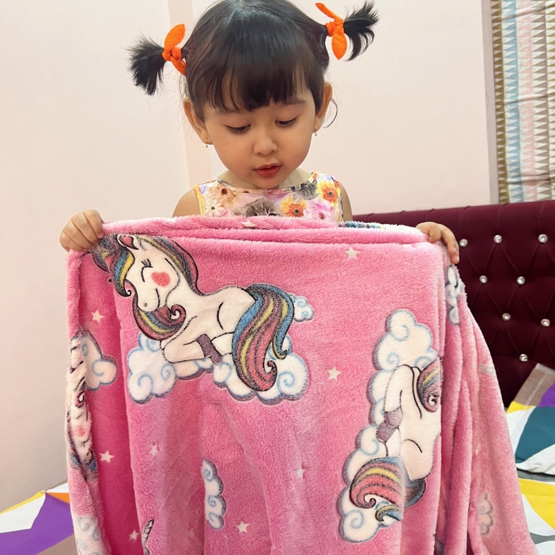 Glow in the Dark Blankets for Kids at lowest prices only @ Famyo. Shop 2 Glow Blankets @ Just Rs 1999 with blanket1999