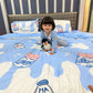 4pc Kids Bed Set – King Size Fitted Bedsheet , Comforter Cover & 2 Pillow Covers | Milk & Chocolate Theme Famyo Shop WH