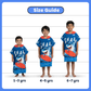 Dark Blue Shark Dive Poncho Bath Towel for Kids, 1-7 years | Quick-Drying Microfiber Kids Towel