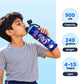 Kids stainless steel water bottle available in June the Unicorn, Rexy the Dinosaur, Leo the Astronaut, Dark Blue Astronaut, and Lavender Unicorn designs, featuring a 900 ml capacity, ideal for school, travel, and everyday hydration.