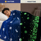 Leo the Astronaut Glow Quilt/Blanket/AC Comforter, Poncho Towel & Bath Towel Combo for Kids | Glow Blanket & Quick-Dry Towels | Gift Set for Kids