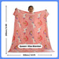 Famyo Fairy Unicorn Glow Blanket & June Unicorn Pencil Pouch Combo for Kids | Glow in the Dark Blanket + Hard Shell Pencil Case | Gift Set for Kids