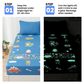 Famyo glow in the dark bedsheet - how to charge - leave it under light/ sunlight for sometike and then watch it glow.