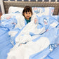 4pc Kids Bed Set – King Size Fitted Bedsheet , Comforter Cover & 2 Pillow Covers | Milk & Chocolate Theme Famyo Shop WH