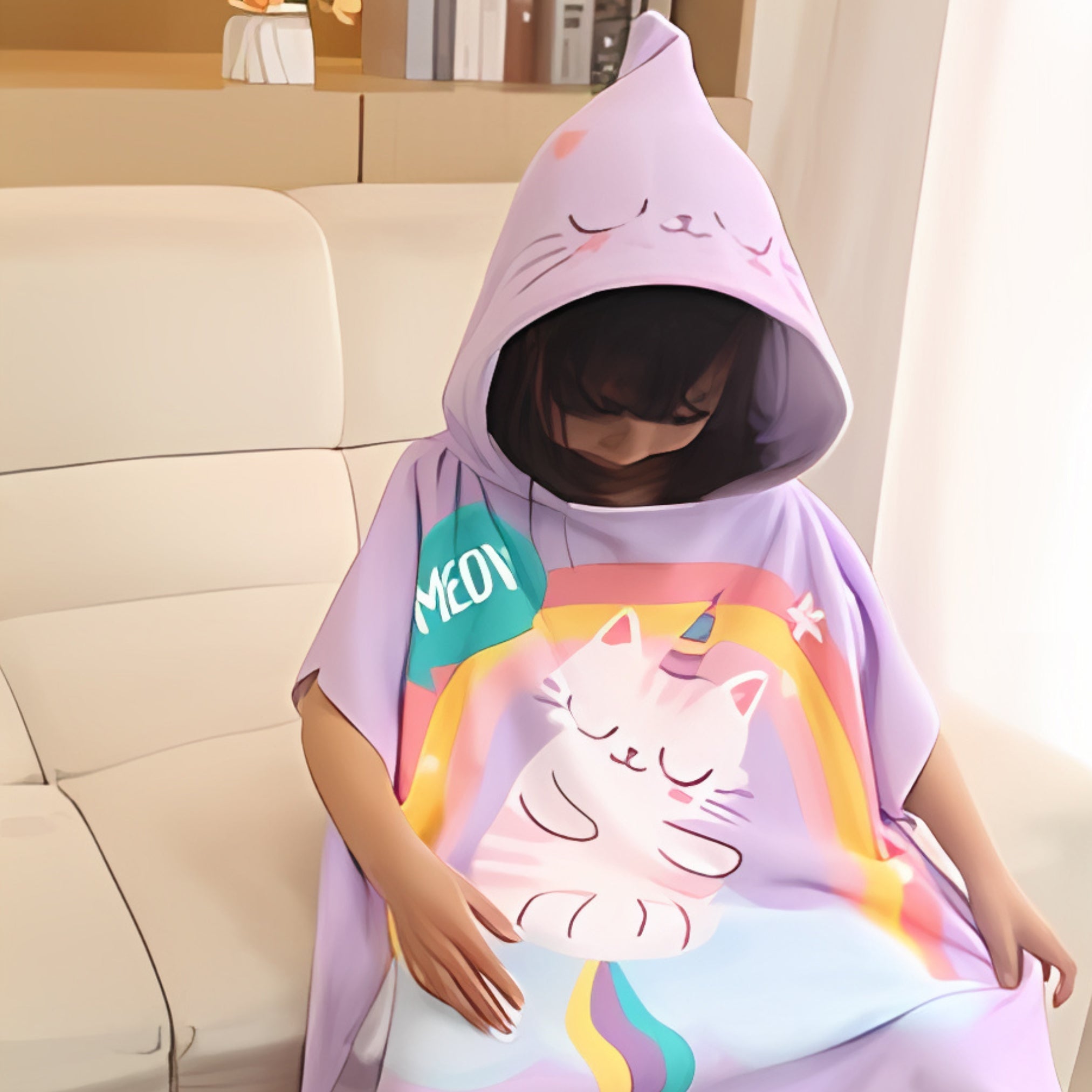 Unicorn towel poncho sale