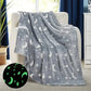 Moon & Stars Glow in The Dark Blanket | Queen-Size, 80in x 60in