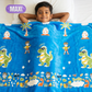 Famyo rexy the dinosaur glow in the dark blanket for kids