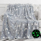 Moon & Stars Glow in The Dark Blanket | Queen-Size, 80in x 60in