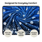 Leo the Astronaut Glow Quilt/Blanket/AC Comforter, Poncho Towel & Bath Towel Combo for Kids | Glow Blanket & Quick-Dry Towels | Gift Set for Kids