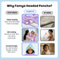 Purple June Unicorn hooded poncho towel for kids featuring ultra-soft quick-dry microfiber fabric, lightweight wearable design, attached hood, knee-length coverage, and ideal for bath, beach, pool, swimming, travel, and everyday use.