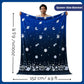 Leo the Astronaut Glow Quilt/Blanket/AC Comforter, Poncho Towel & Bath Towel Combo for Kids | Glow Blanket & Quick-Dry Towels | Gift Set for Kids