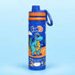 Kids stainless steel water bottle available in June the Unicorn, Rexy the Dinosaur, Leo the Astronaut, Dark Blue Astronaut, and Lavender Unicorn designs, featuring a 900 ml capacity, ideal for school, travel, and everyday hydration.