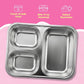 famyo bento lunch box - food grade steel, bpa free material and odour resistant