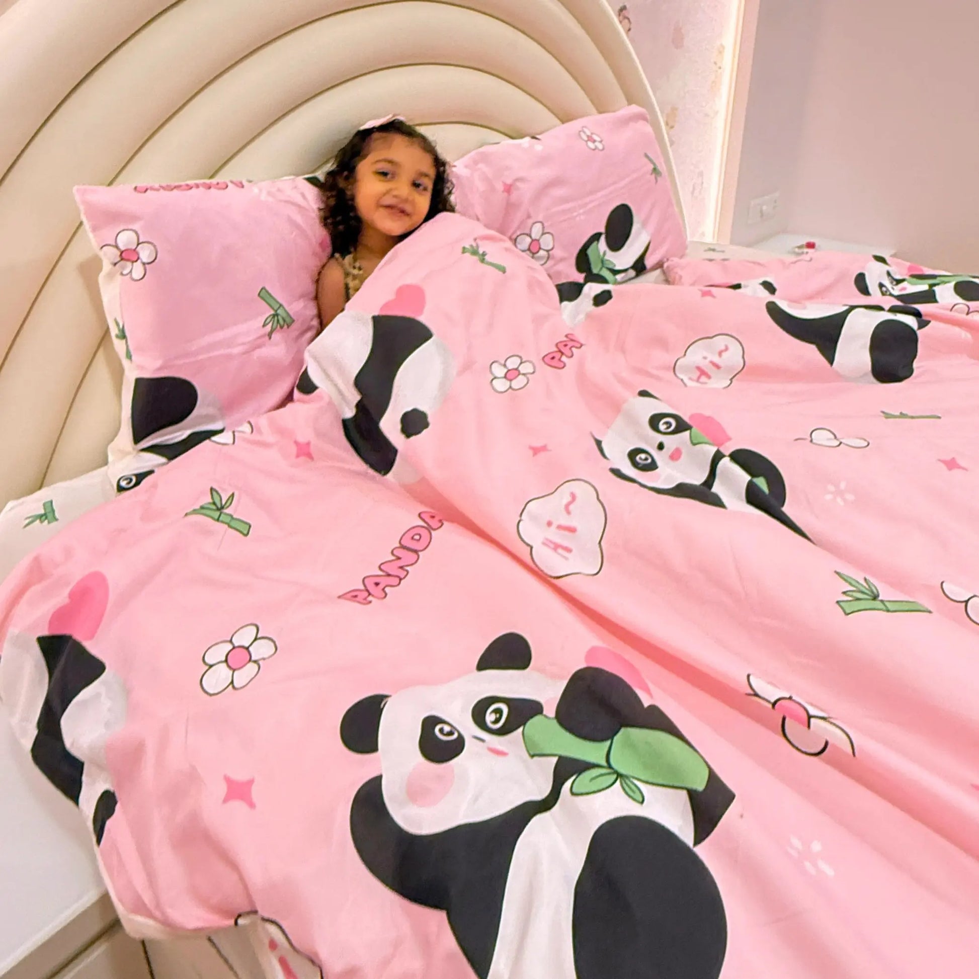 Night time fun in Cozy, stylish and comfortable Comforter Bedding set for kids