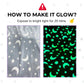 Moon & Stars Glow in The Dark Blanket | Queen-Size, 80in x 60in