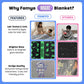 Famyo Leo Astronaut Glow in the dark blanket - all season blanket for kids - lab tested - brighter glow - design quality