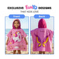 June the Unicorn Comfort Set for Kids | Glow Bedsheet, Glow Blanket & Hooded Poncho Towel Combo