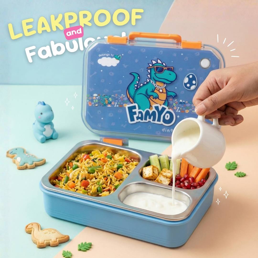 Famyo Bento Lunch box for kids - tffin box for school kids