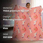 June & Fairy Unicorn Comfort Combo for Kids | Glow Bedsheet, Glow Blanket & Hooded Poncho Towel Set | Birthday Gift for Kids