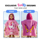 June & Fairy Unicorn Comfort Combo for Kids | Glow Bedsheet, Glow Blanket & Hooded Poncho Towel Set | Birthday Gift for Kids