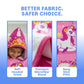 June & Fairy Unicorn Comfort Combo for Kids | Glow Bedsheet, Glow Blanket & Hooded Poncho Towel Set | Birthday Gift for Kids