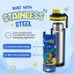 Famyo Rexy the Dinosaur water bottle for kids - 900 ml - school essential - stainless steel - durable - BPA Free materials