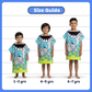 Cute Shark Hooded Poncho Towel for Kids | Quick-Dry, Highly Absorbent Microfiber Bath Towel