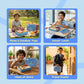 Famyo Bento Lunch box for kids - tffin box for school kids - picnic, outdoor, school, meals at home, travel snacks