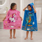 Rexy the Dino & June the Unicorn Hooded Poncho Towels for Kids, Set of 2 | Microfiber Bath Towels