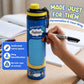 Famyo Rexy the Dinosaur water bottle for kids - 900 ml - school essential - dedicated name space  - easy identification - no mix ups at school - personalize it your way 