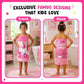 Famyo June the Unicorn Flat Towel for Kids made with premium microfiber fabric featuring quick dry technology, lightweight and travel friendly design, fade resistant print, soft and highly absorbent for bath, beach, swimming and everyday use.